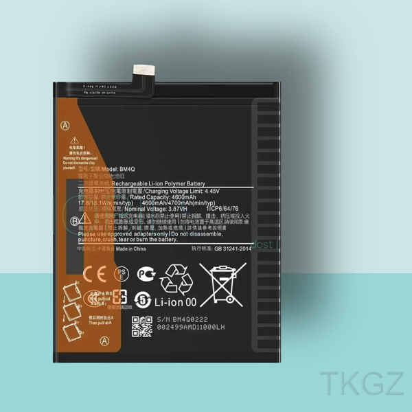Tkgz - Xiaomi POCO F2 PRO - BM4Q - Batarya Pil Orijinal Sıfır - Image 1