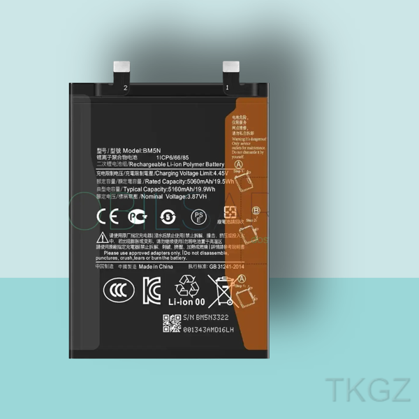 Tkgz - Xiaomi POCO F5 PRO - BM5N - Batarya Pil Orijinal Sıfır - Image 1