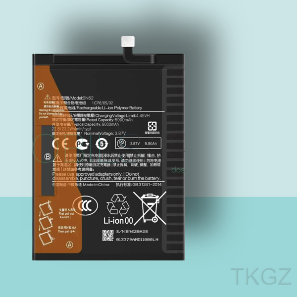 Tkgz - Xiaomi POCO M3 - BN62 - Batarya Pil Orijinal Sıfır - Image 1
