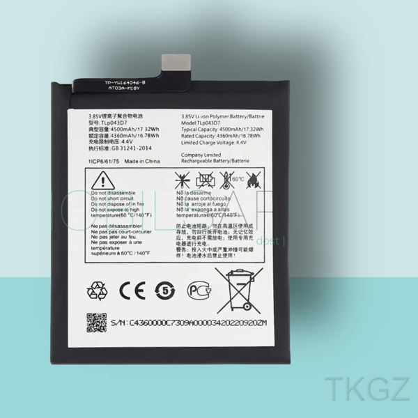 Tkgz - TCL 10 PLUS - TLP-043D7 - Batarya Pil Orijinal Sıfır - Image 1