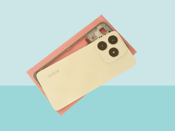 Tkgz - Oppo Realme C61  KASA FULL Arka Kapak Batarya Kapağı - GOLD - Image 1