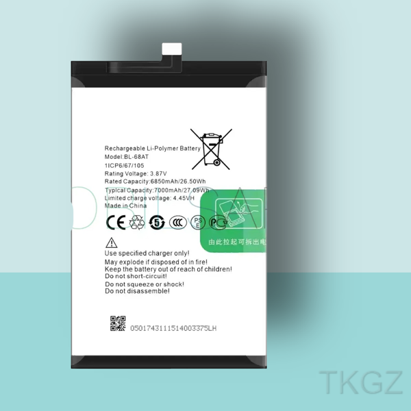 Tkgz - Tecno POVA 3 - BL-68AT - Batarya Pil Orijinal Sıfır - Image 1
