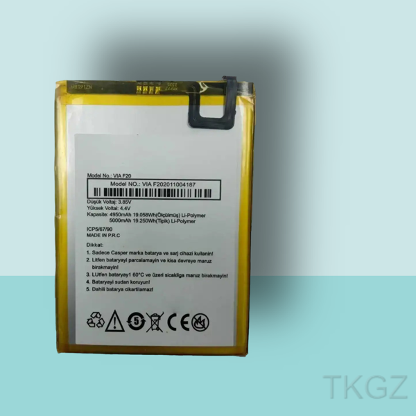 Tkgz - Casper F20 Batarya Pil Orijinal Sıfır - Image 1