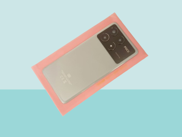 Tkgz - Xiaomi POXO X6 PRO Arka Pil Batarya Kapağı Kapak (FULL KAMERA LENSİ ) GRİ - Image 1