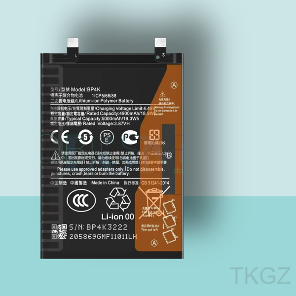 Tkgz - Xiaomi REDMİ NOTE 12 PRO 5G - BP4K - Batarya Pil Orijinal Sıfır - Image 1