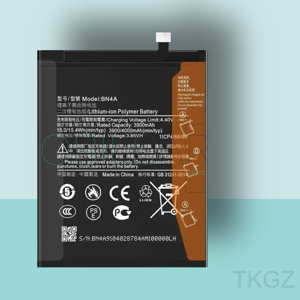 Tkgz - Xiaomi REDMİ NOTE 7 - BN4A - Batarya Pil Orijinal Sıfır - Image 1