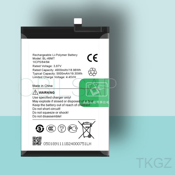 Tkgz - Tecno CAMON 19 PRO - BL-49MT - Batarya Pil Orijinal Sıfır - Image 1