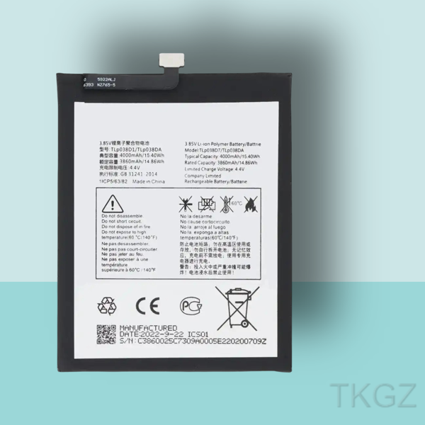 Tkgz - TCL 10L T770H -TLP-037A7 - Batarya Pil Orijinal Sıfır - Image 1
