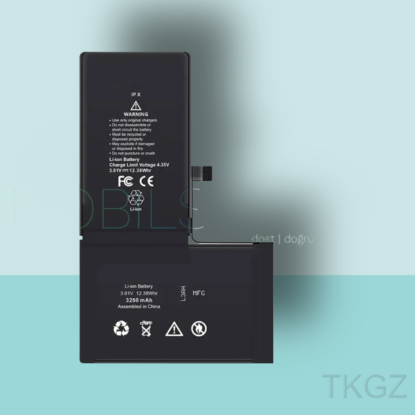 Tkgz - iPhone X Batarya Pil Orijinal Sıfır - Image 1