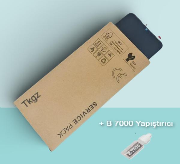 Tkgz - Tecno Camon 18 PLUS Uyumlu Lcd Ekran Dokunmatik SERVİCE - PACK + B-7000 - Image 1