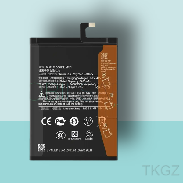 Tkgz - Xiaomi Mİ MAX 3 - BM51 - Batarya Pil Orijinal Sıfır - Image 1