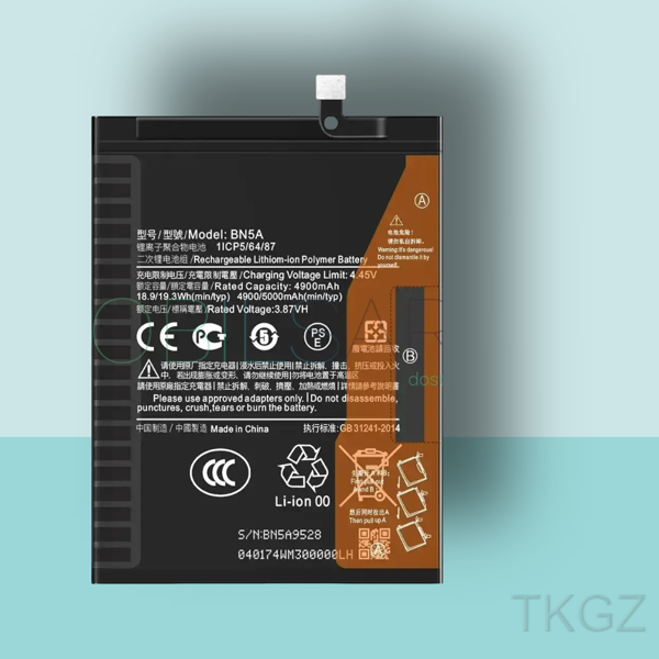 Tkgz - Xiaomi REDMİ 10 2022 - BN5A - Batarya Pil Orijinal Sıfır - Image 1