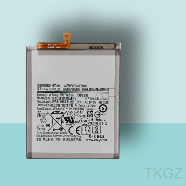 Tkgz - Samsung Galaxy A41 - A 415 Batarya Pil Orijinal Sıfır - Image 1