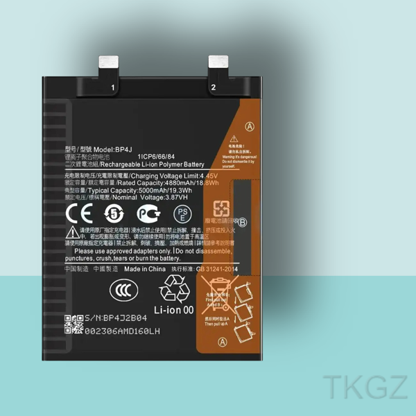 Tkgz - Xiaomi REDMİ NOTE 12 PRO PLUS 5G - BP4J - Batarya Pil Orijinal Sıfır - Image 1