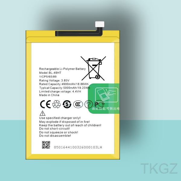 Tkgz - Tecno SPARK 6 - BL-49HT - Batarya Pil Orijinal Sıfır - Image 1