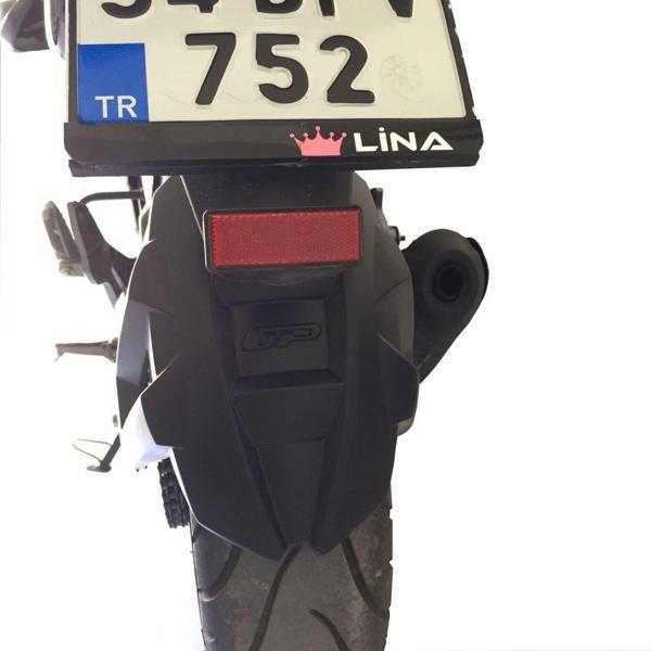 GP Kompozit 2017-2024 Bajaj Dominar 250 / 400 Uyumlu Arka Çamur Sıyırıcı Siyah - Image 1