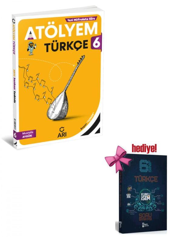Arı 6. Sınıf Türkçemino Türkçe Atölyem + Türkçe Soru Hediyeli - Bi bigelio - Image 1