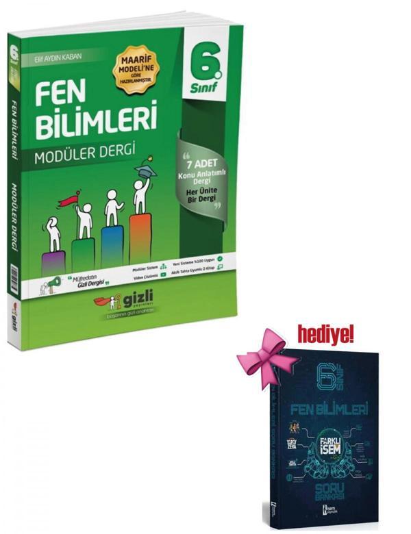 Gizli 6. Sınıf Fen Bilimleri Müfredatın Gizli Dergisi + Fen Bilimleri Soru Hediyeli - Gizli Yayınları - Image 1