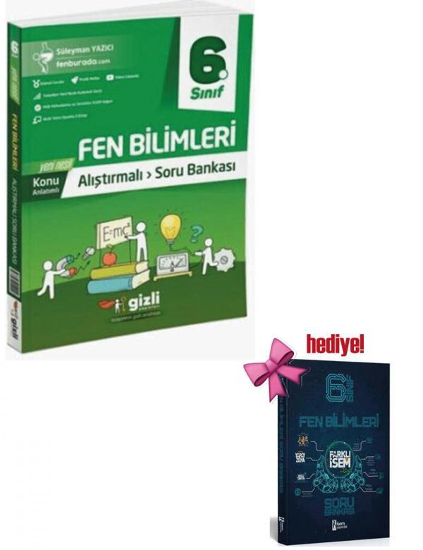 Gizli 6. Sınıf Fen Bilimleri Alıştırmalı Soru Bankası + Fen Bilimleri Soru Hediyeli - Gizli Yayınları - Image 1