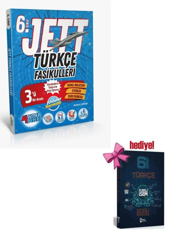 Ünlüler Karması 6. Sınıf Jett Türkçe Fasikülleri + Türkçe Soru Hediyeli - Ünlüler Karması - Image 1
