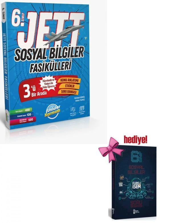Ünlüler Karması 6. Sınıf Jett Sosyal Bilgiler Fasikülleri + Sosyal Bilgiler Soru Hediyeli - Ünlüler Karması - Image 1