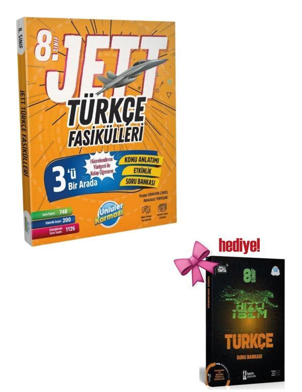 Ünlüler Karması 8. Sınıf Jett Türkçe Fasikülleri + Türkçe Soru Hediyeli - Ünlüler Karması - Image 1