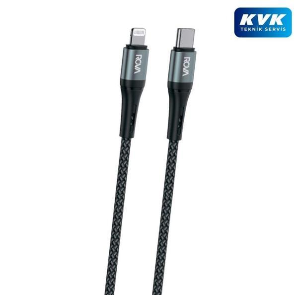  Rova KB216 Type-C To Lightning 20w Hızlı Şarj Data Kablosu 1.2m - Image 1