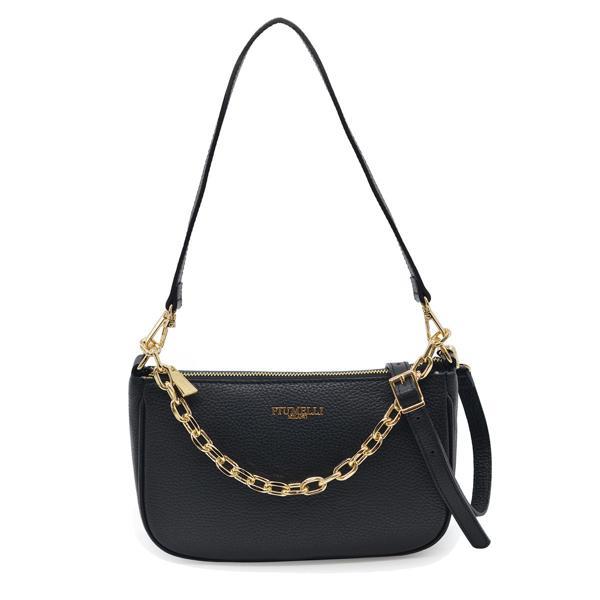 Kadın Çapraz Çanta NIVES Piumelli Milano Bag  D28 Black - Image 1