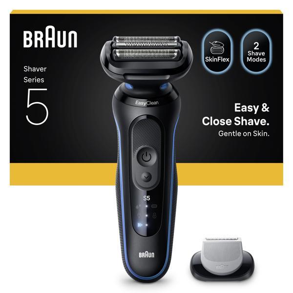 Braun Series 5 Elektrikli Tıraş Makinesi, Islak ve Kuru, Vücut Başlığı, 52-B1600S - Image 1