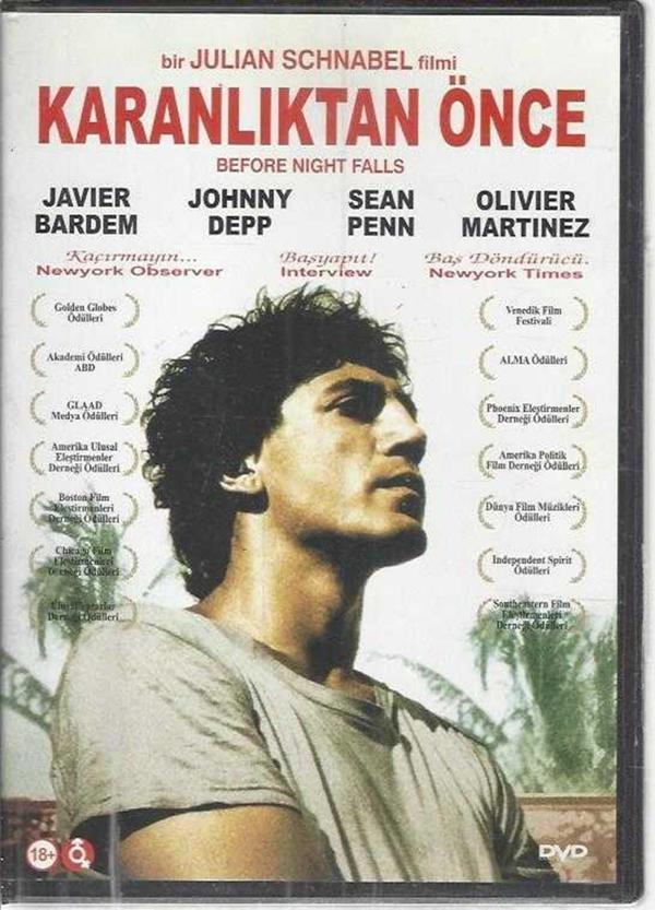 Karanlıktan Önce - Before Night Falls ( Türkçe Dublaj ) ( Ambalajında - Sıfır ) DVD - Image 1