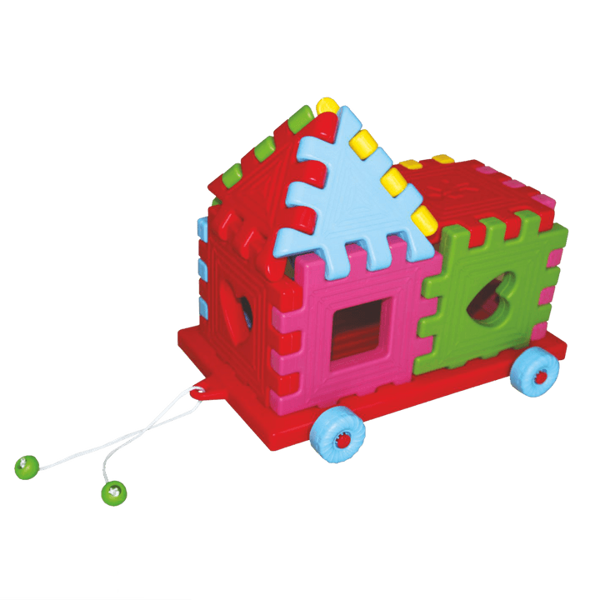 King Kids Arabalı Puzzle 12 Parça - Image 1