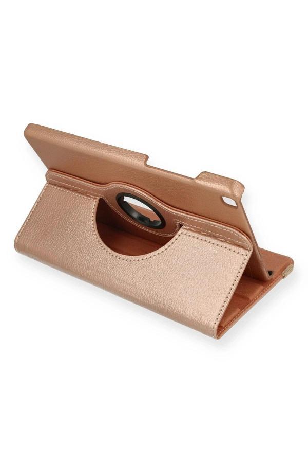 Samsung Galaxy T290 Tab A 8 Kılıf 360 Tablet Deri Kılıf - Rose Gold - Image 1