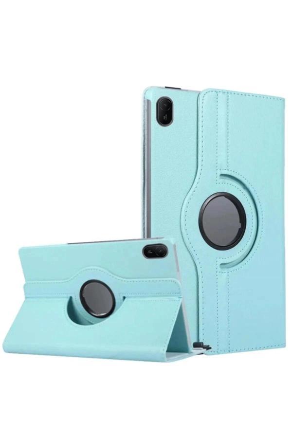 Huawei MatePad SE 11 Kılıf 360 Tablet Deri Kılıf - Turkuaz - Image 1
