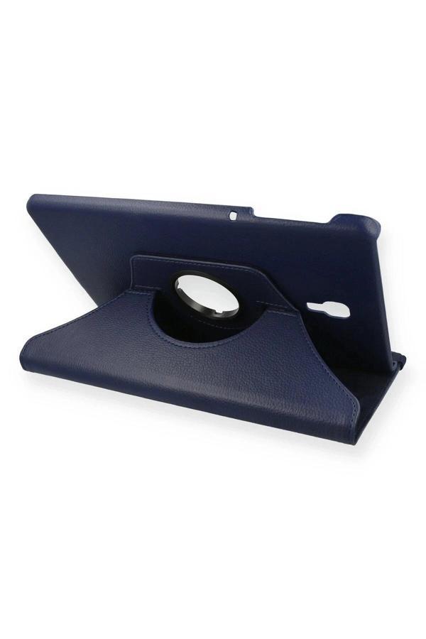 Samsung Galaxy T590 Tab A 10.5 Kılıf 360 Tablet Deri Kılıf - Lacivert - Image 1