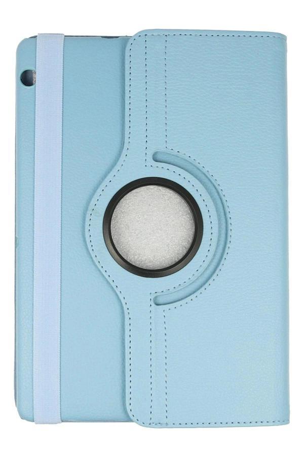 Huawei MediaPad T3 10 / 9.6 Kılıf 360 Tablet Deri Kılıf - Turkuaz - Image 1