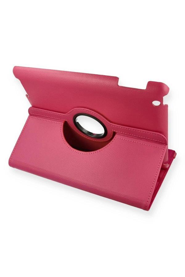iPad 4 9.7 Kılıf 360 Tablet Deri Kılıf - Pembe - Image 1