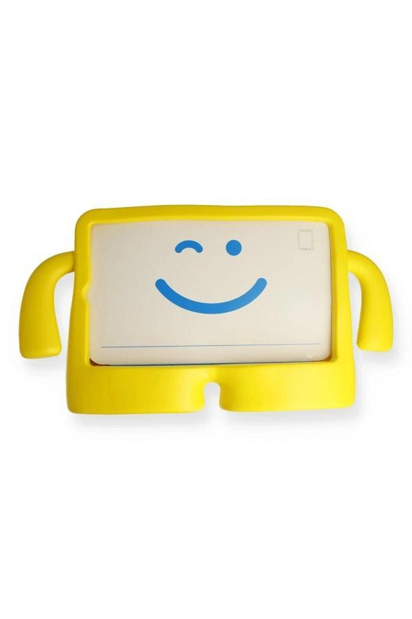 iPad 4 9.7 Kılıf Karakter Tablet Silikon - Sarı - Image 1