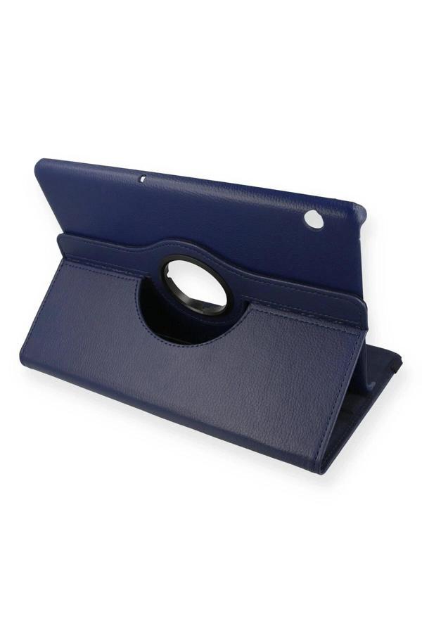 Huawei MediaPad T5 10 Kılıf 360 Tablet Deri Kılıf - Lacivert - Image 1