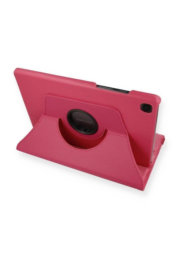 Samsung Galaxy Tab A7 10.4 Kılıf 360 Tablet Deri Kılıf - Pembe - Image 1