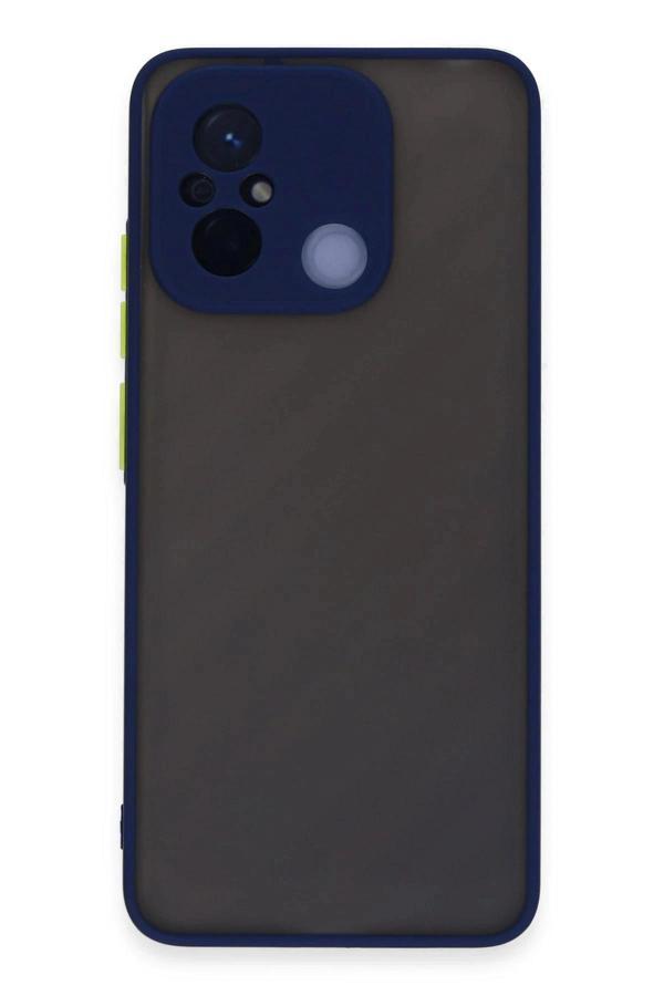 Xiaomi Redmi 12C Kılıf Montreal Silikon Kapak - Lacivert - Image 1