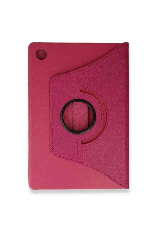 Samsung Galaxy Tab A9 Plus Kılıf 360 Tablet Deri Kılıf - Pembe - Image 1