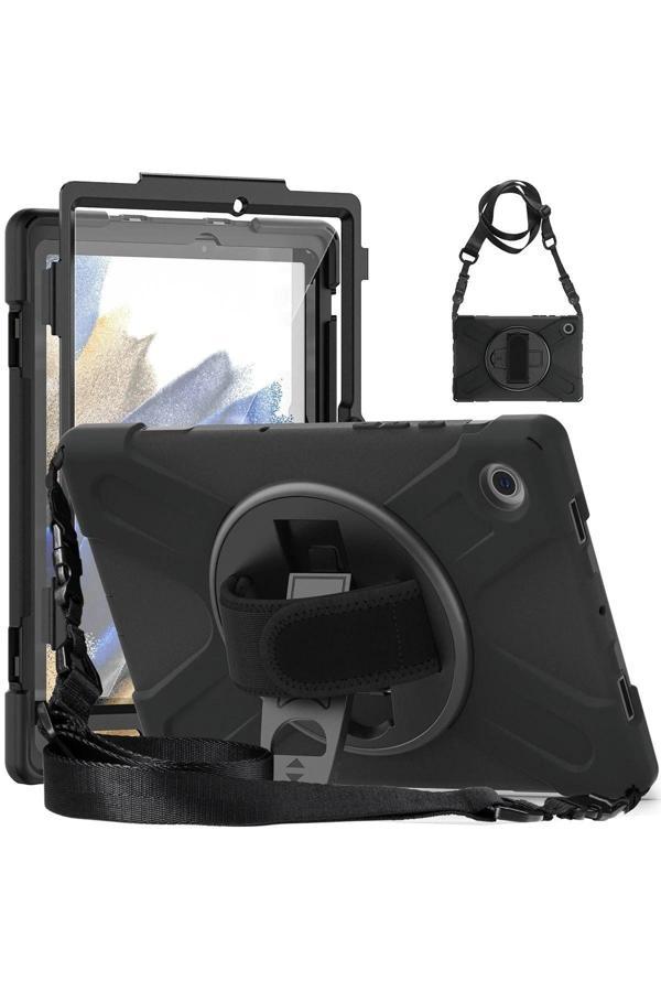 Samsung Galaxy Tab A9 Plus Kılıf Amazing Tablet Kapak - Siyah - Image 1
