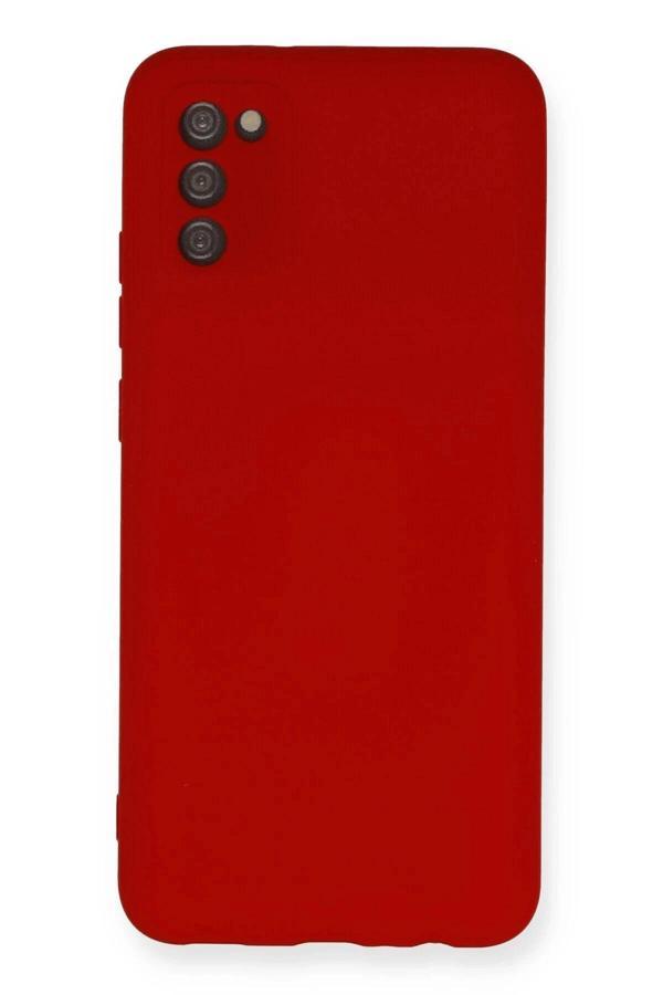 Samsung Galaxy A03S Kılıf Nano içi Kadife Silikon - Kırmızı - Image 1