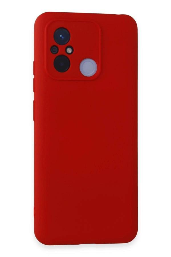 Xiaomi Redmi 12C Kılıf Nano içi Kadife Silikon - Kırmızı - Image 1