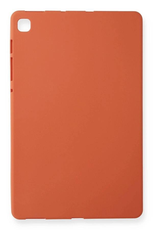 Samsung Galaxy P610 Tab S6 Lite 10.4 Kılıf Evo Tablet Silikon - Turuncu - Image 1