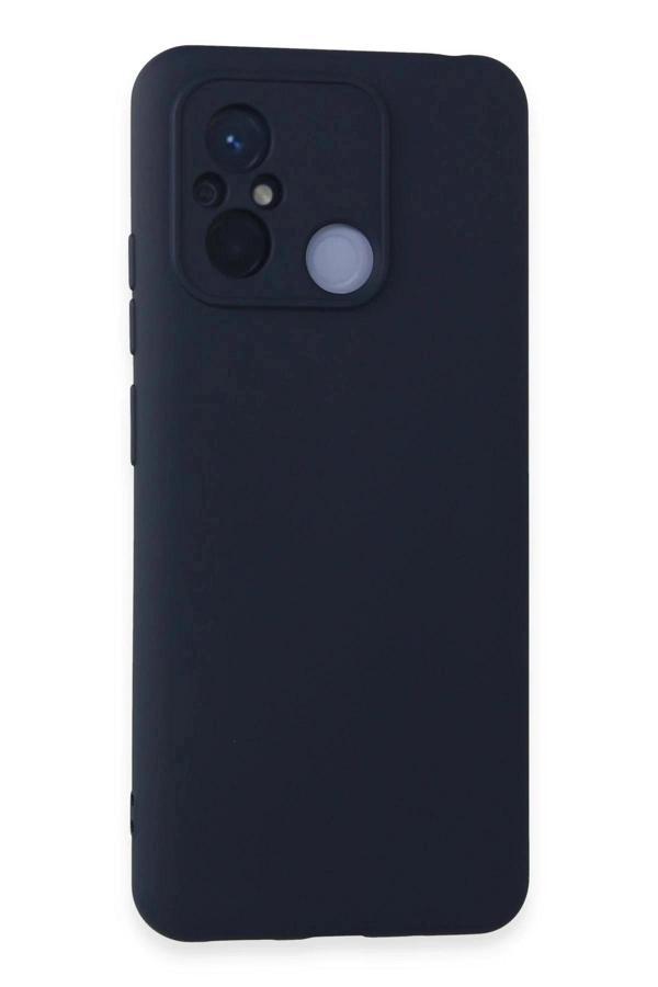 Xiaomi Redmi 12C Kılıf Nano içi Kadife Silikon - Lacivert - Image 1