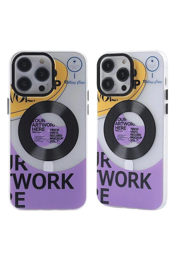 iPhone 12 Pro Max Kılıf Apollo Magneticsafe Desenli Kapak - Apollo Şeffaf - 6 - Image 1