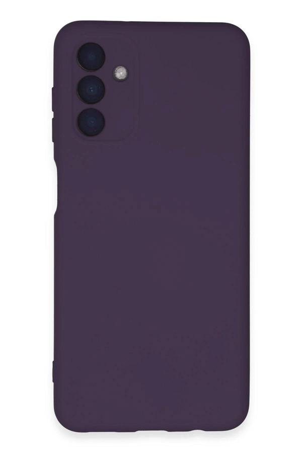Samsung Galaxy A24 4G Kılıf Nano içi Kadife Silikon - Mor - Image 1