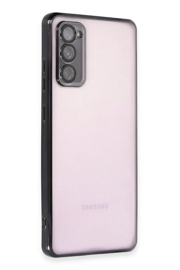 Samsung Galaxy S20 FE Kılıf Lensli Silikon - Siyah - Image 1