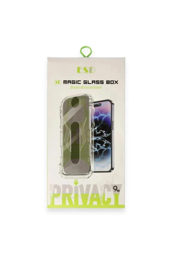 iPhone 16 Pro Max Magic 5D Hayalet Cam - Siyah - Image 1